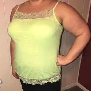 Bright yellow cami